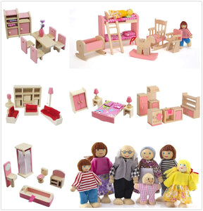 Wooden Dolls House Furnitures