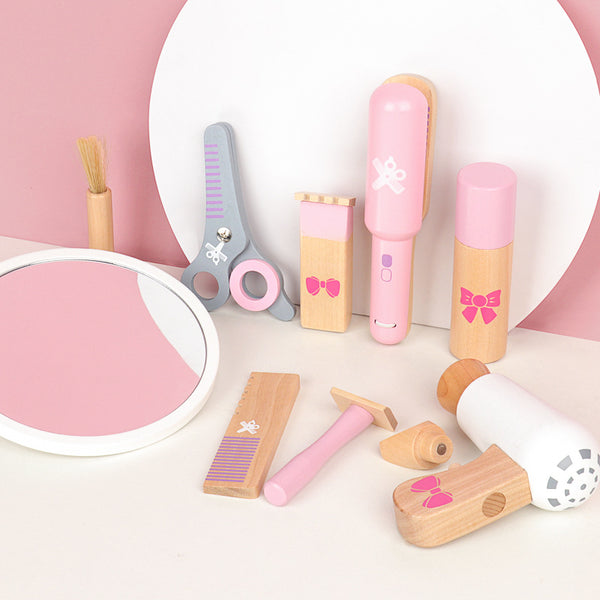 Wooden Hairdressing Play Set