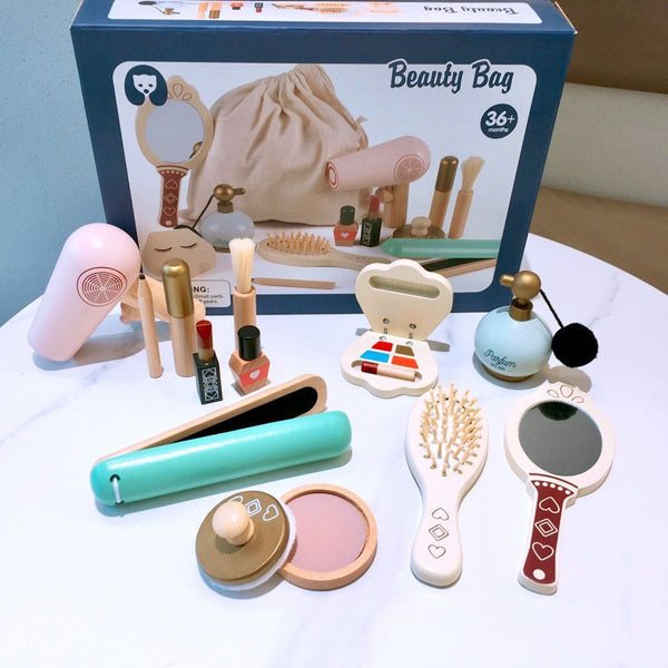 Wooden Toy Makeup Play Kit