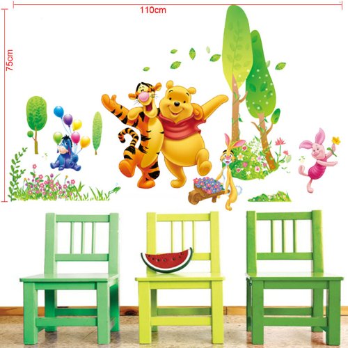 Winnie the pooh and Tigger wall stickers