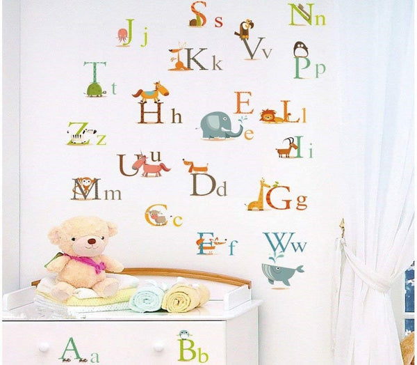 DecoBay Wall Sticker - Animal Alphabets