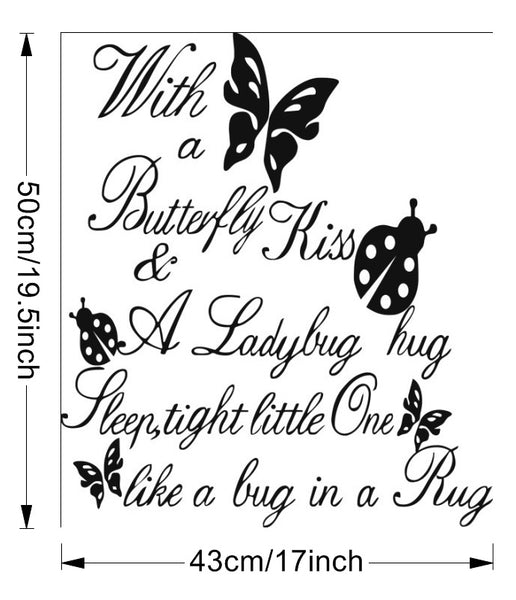 The Butterfly Kiss Wall Stickers