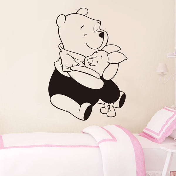 Winnie the Pooh with Piglet Vinyl Sticker