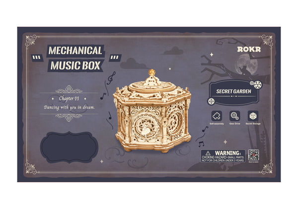 ROKR 3D Model Secret Garden Mechanical Music Box
