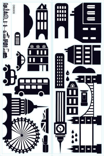 London Skyline Wall Sticker