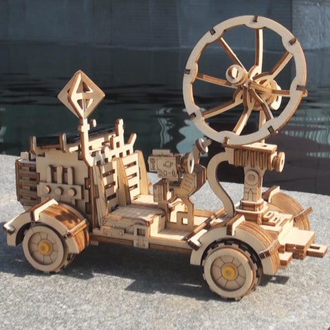 Robotime Wooden 3D Puzzle Kit Rambler Rover - the Moon Buggy